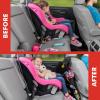 image:imageLusso Gear Kids Travel Tray Blue  Two Pack of Car Seat Organizer Black Extra Large for Protection Sag Proof amp Reinforced Corners Protects iPad amp Backseat 12 Versatile Car Seat Organizer Stora