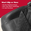 image:imageLusso Gear Car Seat Cover amp Protector  2Pack Waterproof NonSlip Protector  Mesh Pocket Organizer  Universal Fit for Convertible amp Toddler Car Seats BlackBench Seat Cover  Black