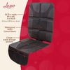 image:imageLusso Gear Car Seat Cover amp Protector  2Pack Waterproof NonSlip Protector  Mesh Pocket Organizer  Universal Fit for Convertible amp Toddler Car Seats Black1Pack Black with Red Stitching