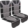 image:imageLusso Gear Car Seat Cover amp Protector  2Pack Waterproof NonSlip Protector  Mesh Pocket Organizer  Universal Fit for Convertible amp Toddler Car Seats Black2Pack Gray